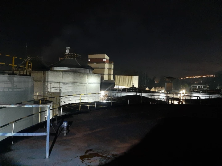 industrial storage tank inspection edible oil processing facility