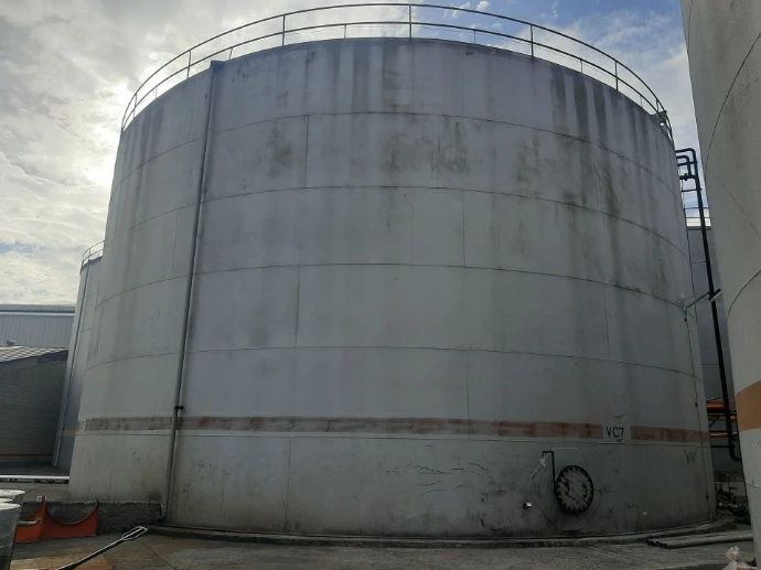 aboveground storage tank inspection vegetable oil processing plant