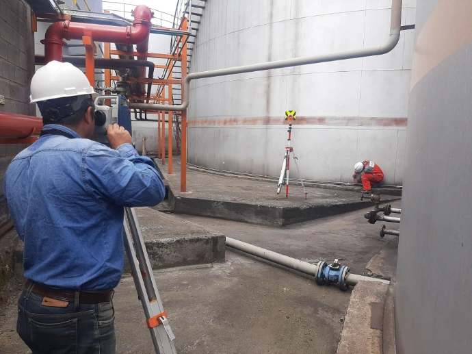 industrial tank inspection engineer edible oil production facility