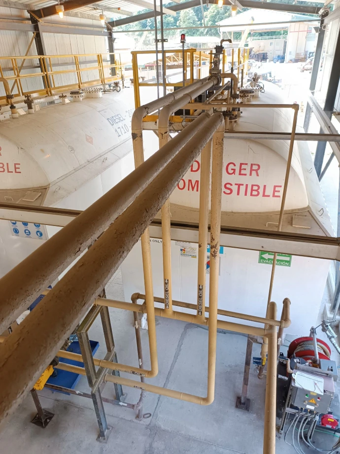fuel tank piping system inspection and structural evaluation mining